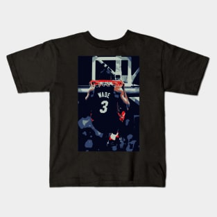 Dwyane Wade Inside the Basket Kids T-Shirt